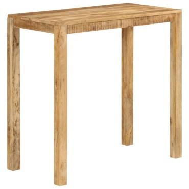 vidaXL Τραπέζι Μπαρ 112x55x108cm από Μασίφ Ξύλο Μάνγκο 1 τεμ.