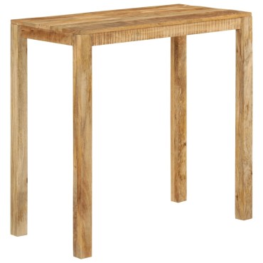 vidaXL Τραπέζι Μπαρ 112x55x108cm από Μασίφ Ξύλο Μάνγκο 1 τεμ.