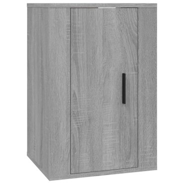 vidaXL Έπιπλα Τηλεόρασης Επιτοίχια Sonoma Δρυς 40x34,5x60 εκ