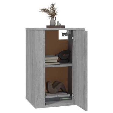 vidaXL Έπιπλα Τηλεόρασης Επιτοίχια Sonoma Δρυς 40x34,5x60 εκ