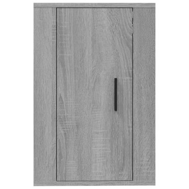 vidaXL Έπιπλα Τηλεόρασης Επιτοίχια Sonoma Δρυς 40x34,5x60 εκ