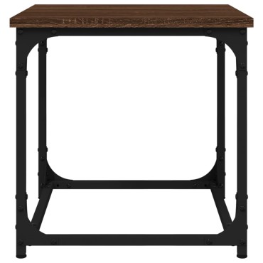 vidaXL Βοηθητικό Τραπέζι Καφέ Δρυς 40x40x40cm Επεξεργασμένο Ξύλο