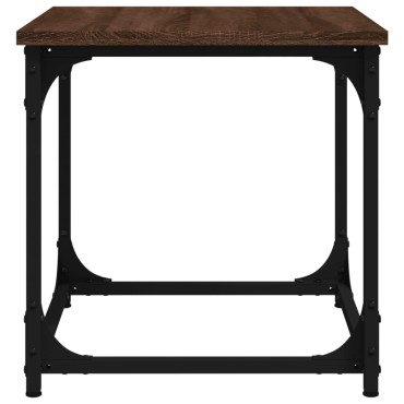 vidaXL Βοηθητικό Τραπέζι Καφέ Δρυς 40x40x40cm Επεξεργασμένο Ξύλο