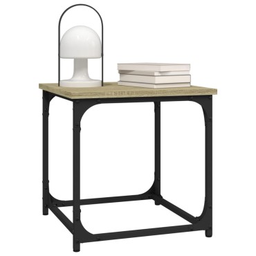 vidaXL Βοηθητικό Τραπέζι Sonoma Δρυς 40x40x40cm Επεξεργασμένο Ξύλο