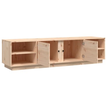 vidaXL Έπιπλο Τηλεόρασης 156x40x40cm από Μασίφ Ξύλο Πεύκου