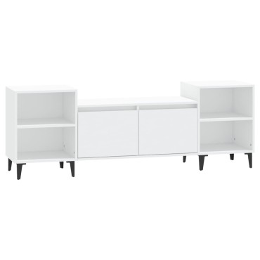 vidaXL Έπιπλο Τηλεόρασης Λευκό 160x35x55cm Επεξεργασμένο Ξύλο