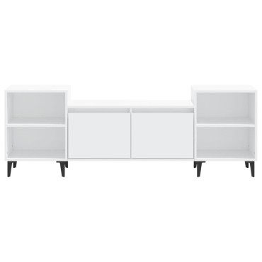 vidaXL Έπιπλο Τηλεόρασης Λευκό 160x35x55cm Επεξεργασμένο Ξύλο