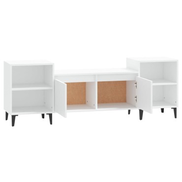 vidaXL Έπιπλο Τηλεόρασης Λευκό 160x35x55cm Επεξεργασμένο Ξύλο