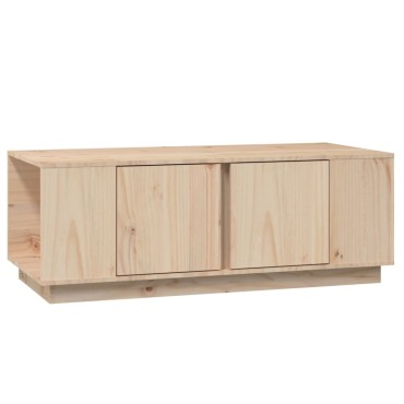 vidaXL Τραπεζάκι Σαλονιού Γκρι 110x50x40cm από Μασίφ Ξύλο Πεύκου 1 τεμ.