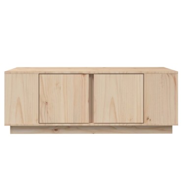 vidaXL Τραπεζάκι Σαλονιού Γκρι 110x50x40cm από Μασίφ Ξύλο Πεύκου 1 τεμ.