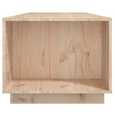 vidaXL Τραπεζάκι Σαλονιού Γκρι 110x50x40cm από Μασίφ Ξύλο Πεύκου 1 τεμ.