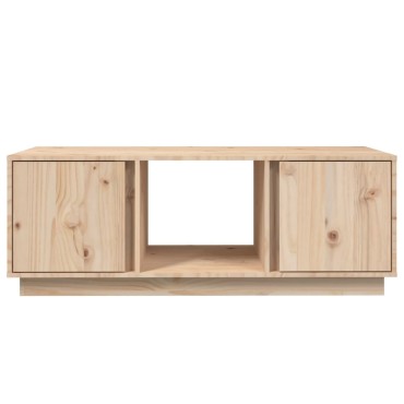 vidaXL Τραπεζάκι Σαλονιού Γκρι 110x50x40cm από Μασίφ Ξύλο Πεύκου 1 τεμ.