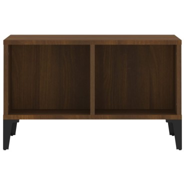 vidaXL Τραπεζάκι Σαλονιού Καφέ Δρυς 60x50x36,5cm Επεξεργασμένο Ξύλο 1 τεμ.