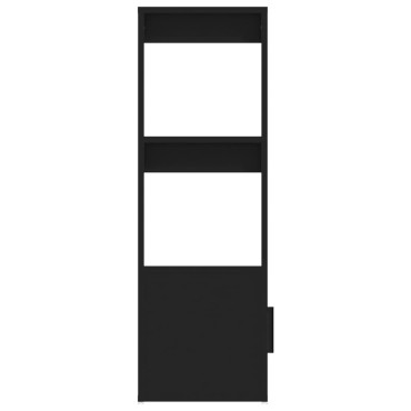 vidaXL Ντουλάπι Μαύρο 80x30x90cm από Επεξεργασμένο Ξύλο 1 τεμ.