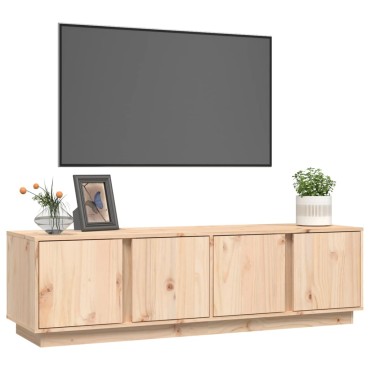 vidaXL Έπιπλο Τηλεόρασης 140x40x40cm από Μασίφ Ξύλο Πεύκου