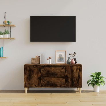 vidaXL Έπιπλο Τηλεόρασης Καπνιστή Δρυς 102x44,5x50cm Επεξ. Ξύλο
