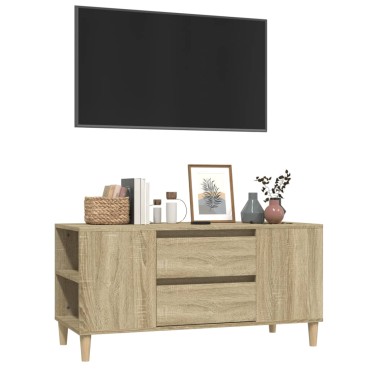 vidaXL Έπιπλο Τηλεόρασης Sonoma Δρυς 102x44,5x50cm Επεξ. Ξύλο