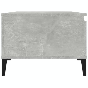 vidaXL Τραπεζάκι Σαλονιού Γκρι Σκυροδ. 90x50x36,5cm Επεξεργ. Ξύλο 1 τεμ.