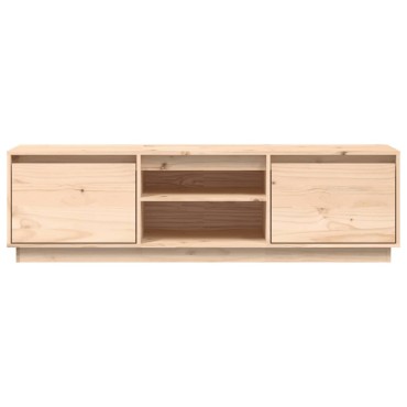 vidaXL Έπιπλο Τηλεόρασης 140x35x40cm από Μασίφ Ξύλο Πεύκου