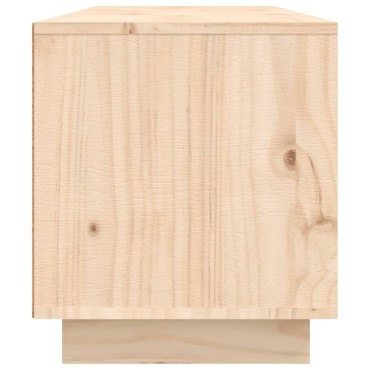 vidaXL Έπιπλο Τηλεόρασης 140x35x40cm από Μασίφ Ξύλο Πεύκου