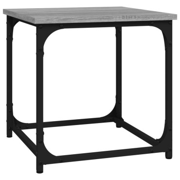 vidaXL Βοηθητικό Τραπέζι Γκρι Sonoma 40x40x40cm Επεξεργασμένο Ξύλο