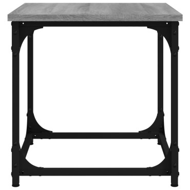 vidaXL Βοηθητικό Τραπέζι Γκρι Sonoma 40x40x40cm Επεξεργασμένο Ξύλο