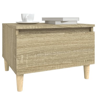 vidaXL Βοηθητικό Τραπέζι Sonoma Δρυς 50x46x35cm Επεξεργασμένο Ξύλο 1 τεμ.