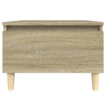 vidaXL Βοηθητικό Τραπέζι Sonoma Δρυς 50x46x35cm Επεξεργασμένο Ξύλο 1 τεμ.