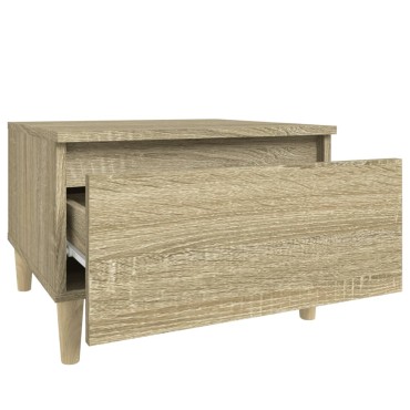 vidaXL Βοηθητικό Τραπέζι Sonoma Δρυς 50x46x35cm Επεξεργασμένο Ξύλο 1 τεμ.
