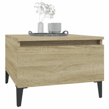 vidaXL Βοηθητικό Τραπέζι Sonoma Δρυς 50x46x35cm Επεξεργασμένο Ξύλο 1 τεμ.