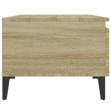 vidaXL Βοηθητικό Τραπέζι Sonoma Δρυς 50x46x35cm Επεξεργασμένο Ξύλο 1 τεμ.