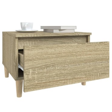 vidaXL Τραπεζάκια Σαλονιού 2 τεμ. Sonoma Δρυς 50x46x35cm Επεξ. Ξύλο