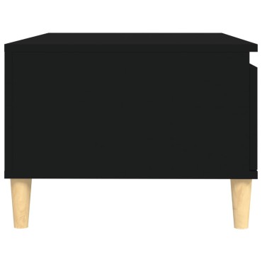 vidaXL Τραπεζάκι Σαλονιού Μαύρο 90x50x36,5cm Επεξεργασμ. Ξύλο 1 τεμ.