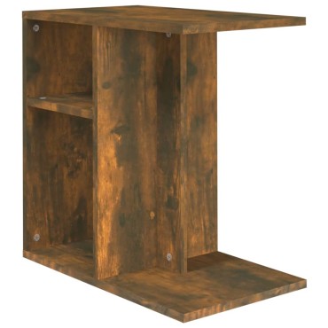 vidaXL Βοηθητικό Τραπέζι Καπνιστή Δρυς 50x30x50cm Επεξεργασμένο Ξύλο 1 τεμ.