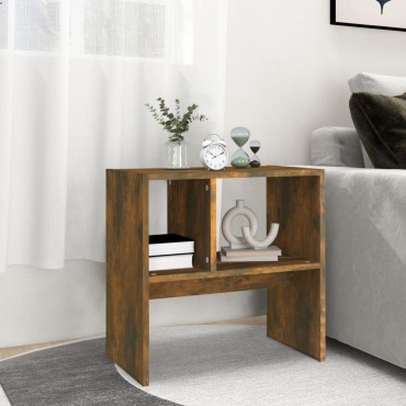 vidaXL Βοηθητικό Τραπέζι Καπνιστή Δρυς 50x30x50cm Επεξεργασμένο Ξύλο 1 τεμ.