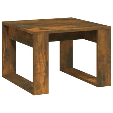 vidaXL Βοηθητικό Τραπέζι Καπνιστή Δρυς 50x50x35cm Επεξεργασμένο Ξύλο