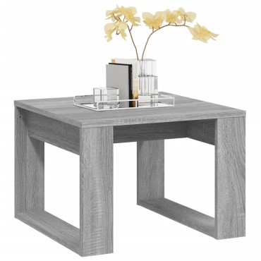 vidaXL Βοηθητικό Τραπέζι Γκρι Sonoma 50x50x35cm Επεξεργασμένο Ξύλο