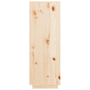 vidaXL Ντουλάπι 89x40x116,5cm από Μασίφ Ξύλο Πεύκου 1 τεμ.