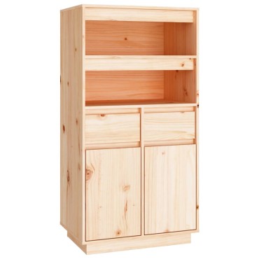 vidaXL Ντουλάπι 60x40x116,5cm από Μασίφ Ξύλο Πεύκου 1 τεμ.