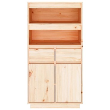vidaXL Ντουλάπι 60x40x116,5cm από Μασίφ Ξύλο Πεύκου 1 τεμ.