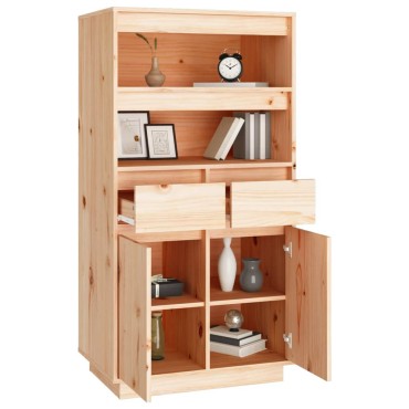 vidaXL Ντουλάπι 60x40x116,5cm από Μασίφ Ξύλο Πεύκου 1 τεμ.