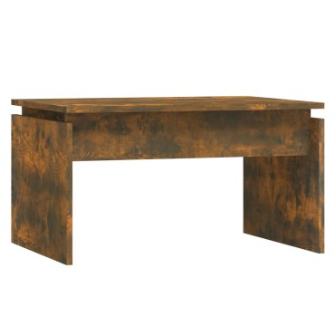vidaXL Τραπεζάκι Σαλονιού Καπνιστή Δρυς 68x50x38cm Επεξεργ. Ξύλο 1 τεμ.