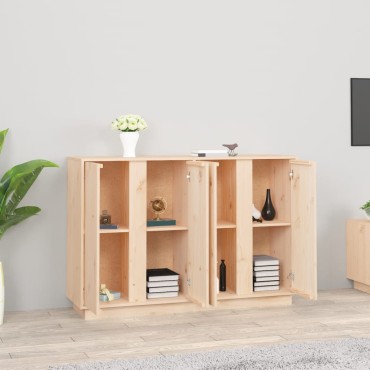 vidaXL Μπουφές 120x35x80cm από Μασίφ Ξύλο Πεύκου 1 τεμ.