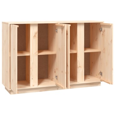 vidaXL Μπουφές 120x35x80cm από Μασίφ Ξύλο Πεύκου 1 τεμ.