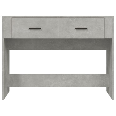 vidaXL Τραπεζάκι κονσόλα Γκρι Σκυρ. 100x39x75cm Επεξεργασμένο Ξύλο