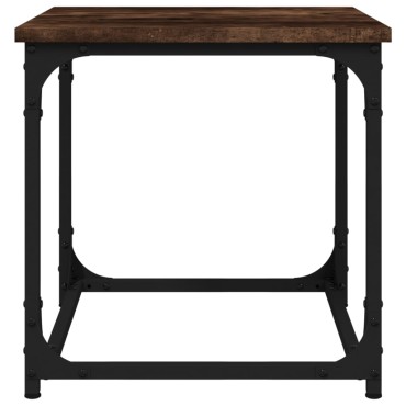 vidaXL Βοηθητικό Τραπέζι Καπνιστή Δρυς 40x40x40cm Επεξεργασμένο Ξύλο