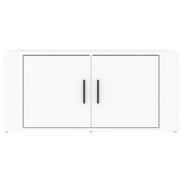 vidaXL Τραπεζάκι Σαλονιού Λευκό 80x50x36cm Επεξεργασμένο Ξύλο 1 τεμ.