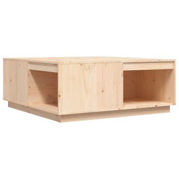 vidaXL Τραπεζάκι Σαλονιού 100x101x40,5cm από Μασίφ Ξύλο Πεύκου 1 τεμ.