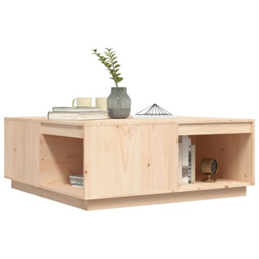 vidaXL Τραπεζάκι Σαλονιού 100x101x40,5cm από Μασίφ Ξύλο Πεύκου 1 τεμ.