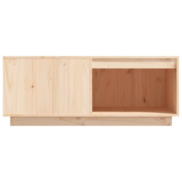 vidaXL Τραπεζάκι Σαλονιού 100x101x40,5cm από Μασίφ Ξύλο Πεύκου 1 τεμ.